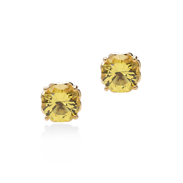 Lory Jewelery Classic Stud Earrings E19024 Siamite #1040 Silver 925