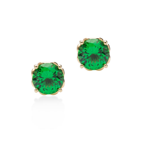 Lory Jewellery Classic Stud Earrings E19024 Siamite #1063 Silver 925