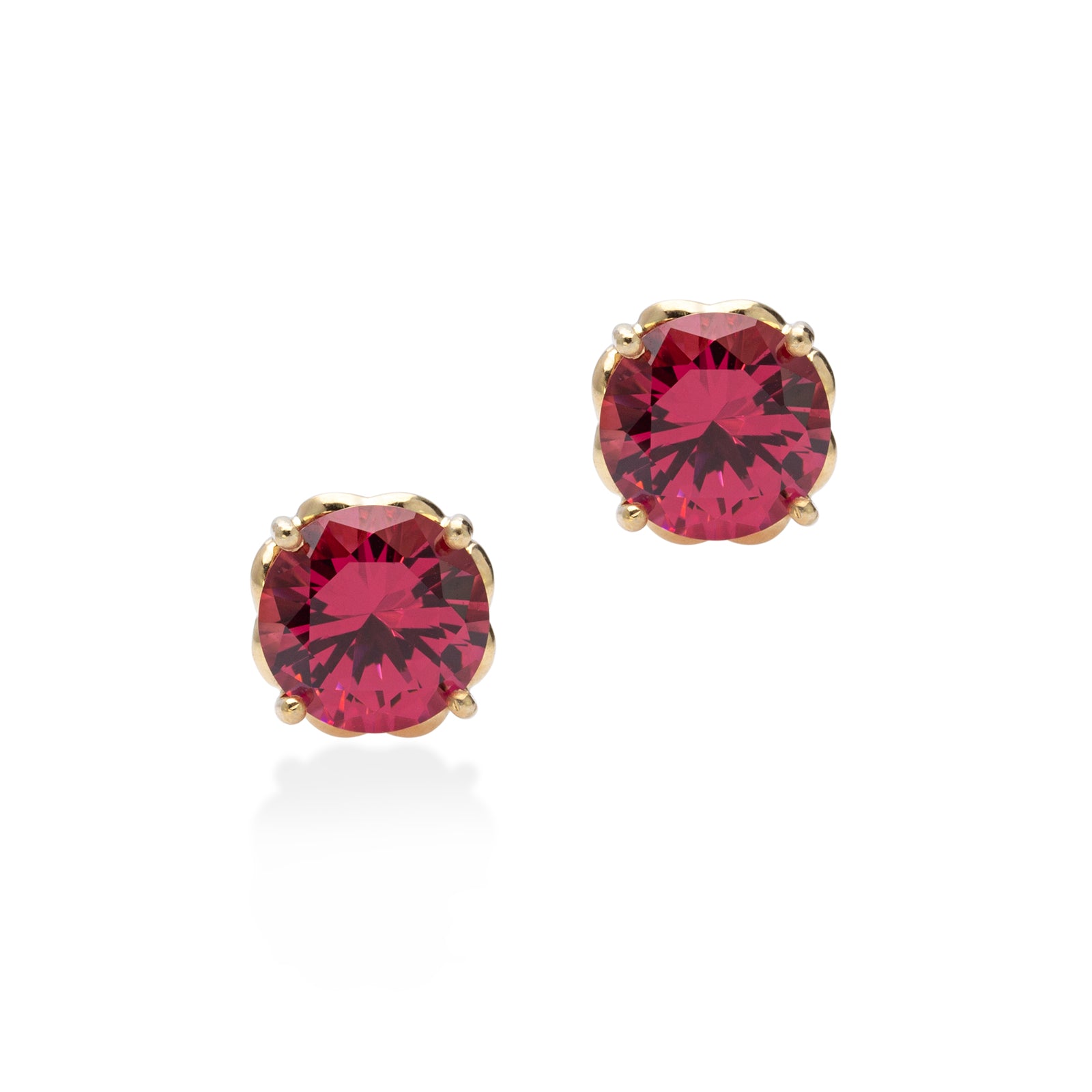 Lory Jewelery Classic Stud Earrings E19024 Siamite #1555 Silver 925