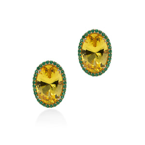 Lory Jewellery Classi Stud Earrings E19064 Siamite #1040 Silver 925