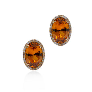 Lory Jewellery Classic Stud Earrings E19064 Siamite #1455 Silver 925