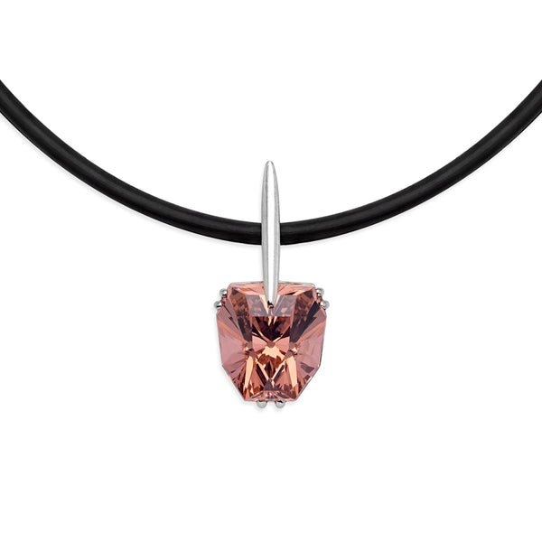 Lory Jewelery Lion Head Necklace N21009 Siamite #1415 Silver 925