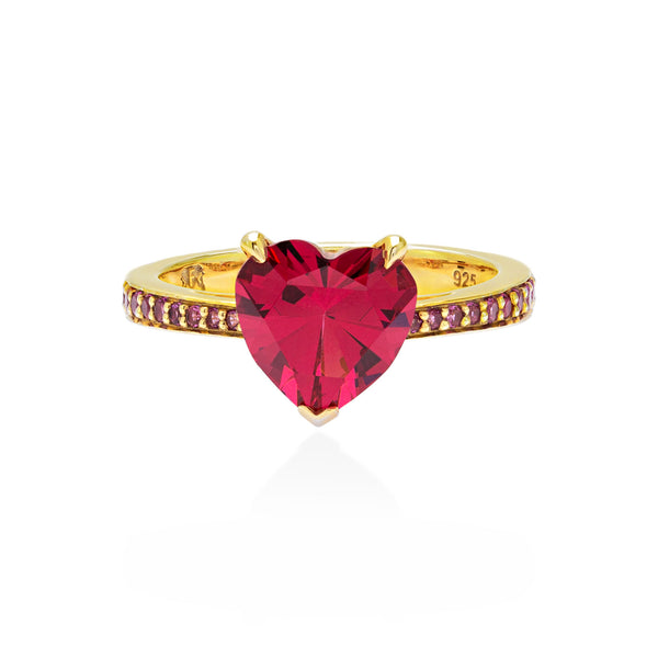 Lory Jewellery Valentine Ring R19016 Siamite #1574 Silver 925