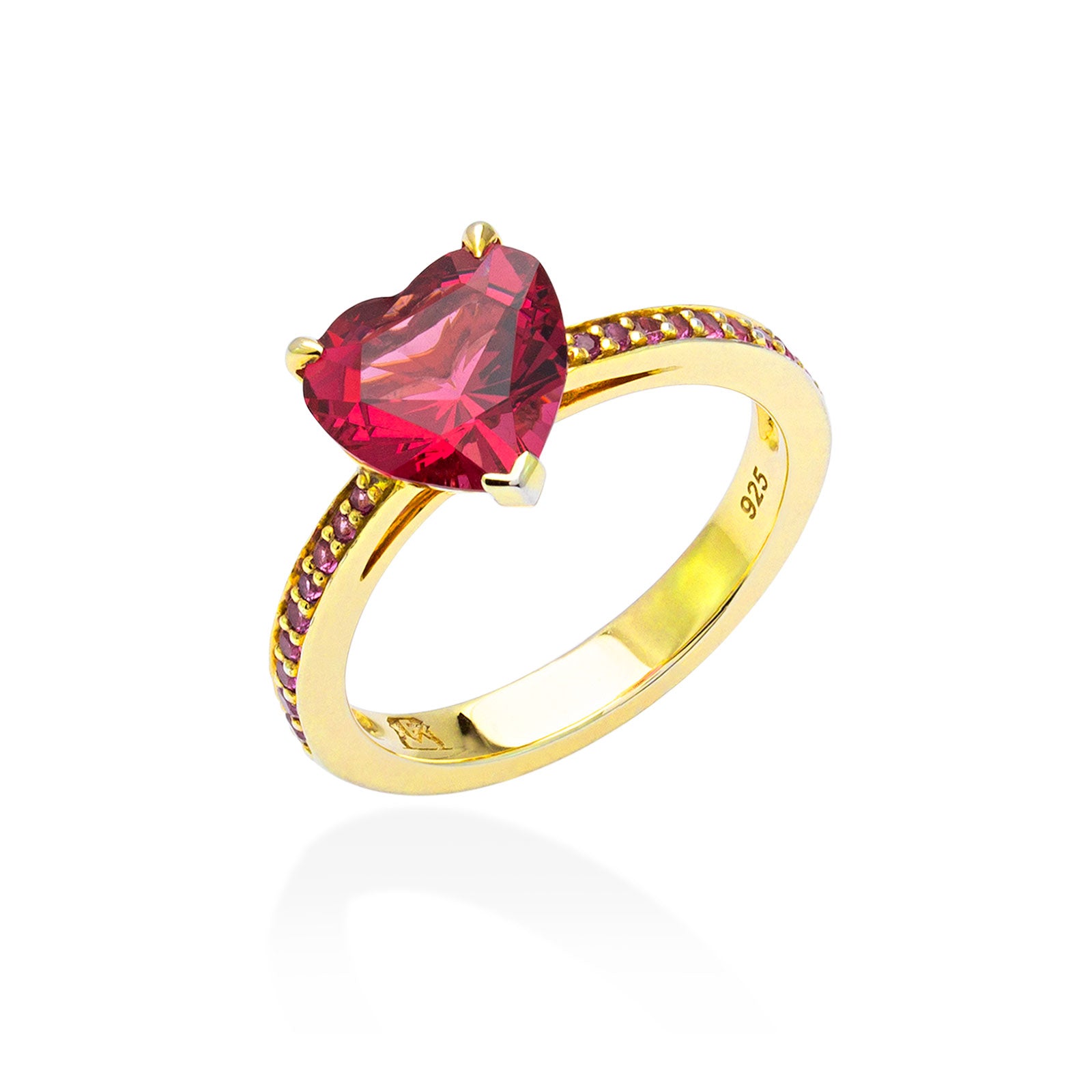 Lory Jewellery Valentine Ring R19016 Siamite #1574 Silver 925