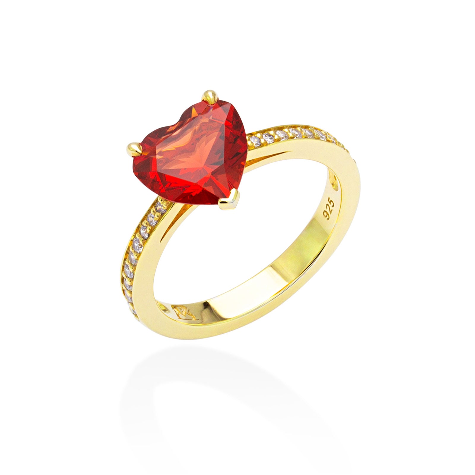 Lory Jewellery Valentine Ring R19016 Siamite #1583 Silver 925