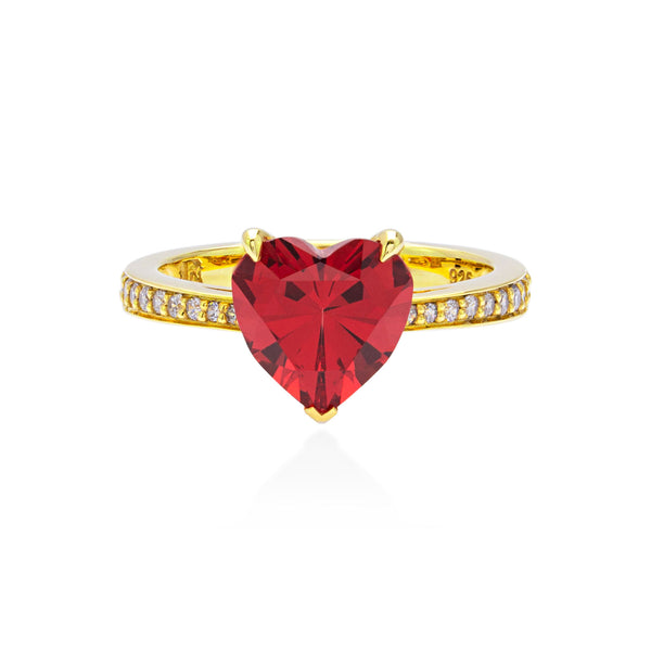 Lory Jewellery Valentine Ring R19016 Siamite #1593 Silver 925