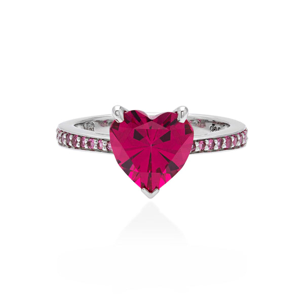 Lory Jewellery Valentine Ring R19016 Siamite #1555 Silver 925