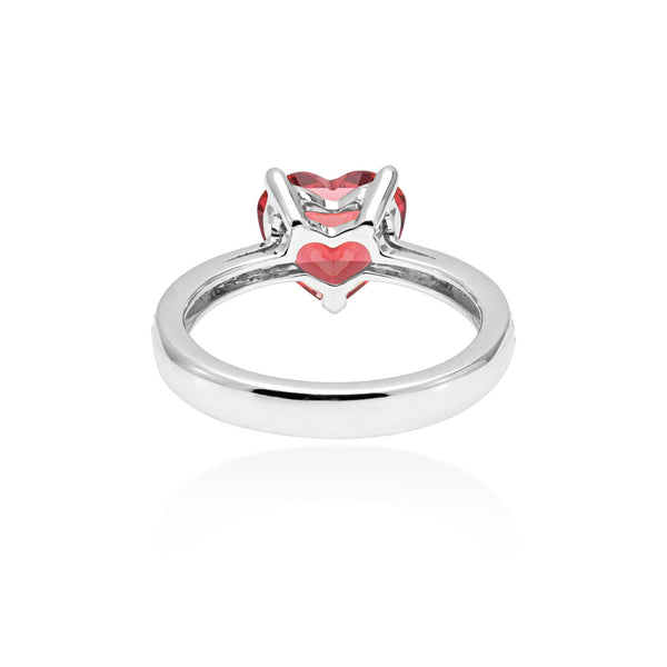 Lory Jewelery Valentine Ring R19016 Siamite #1593 Silver 925