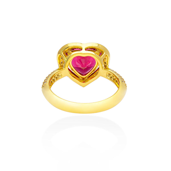 Lory Jewelery Valentine Ring R19017 Siamite #1542 Silver 925