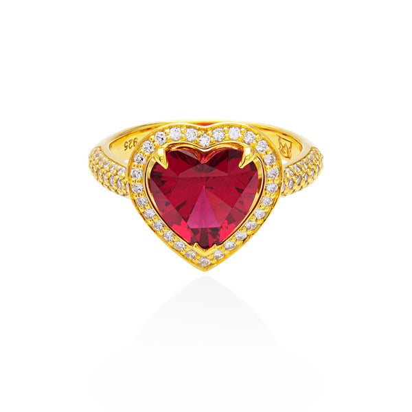 Lory Jewelery Valentine Ring R19017 Siamite #1542 Silver 925