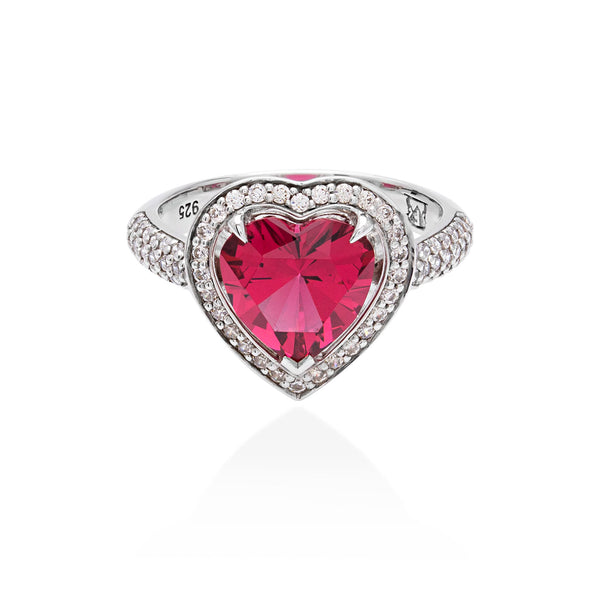 Lory Jewelery Valentine Ring R19017 Siamite #1543 Silver 925