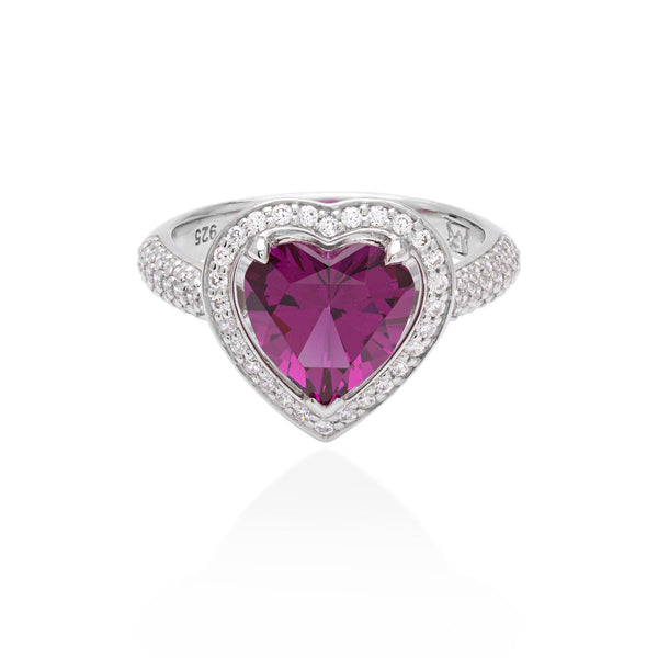 Lory Jewellery Valentine Ring R19017 Siamite #1724 Silver 925